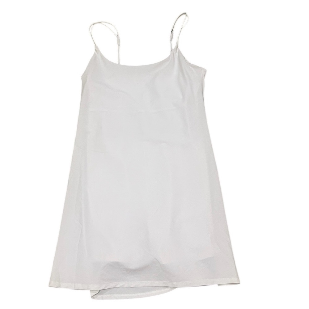 Abercrombie & Fitch white Spaghetti Strap tennis dress skort size medium tall